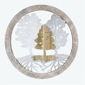 Youngs Wood & Metal Tree of Life Wall Decor 72401